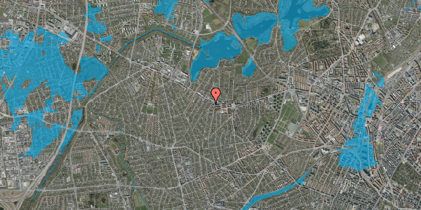 Oversvømmelsesrisiko fra vandløb på Havdrupvej 10, 1. th, 2700 Brønshøj