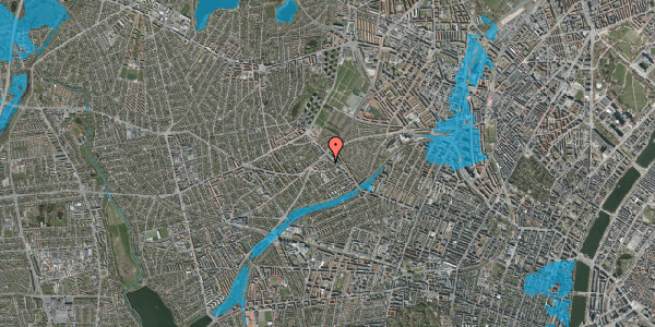 Oversvømmelsesrisiko fra vandløb på Himmerlandsvej 16, 2. th, 2720 Vanløse
