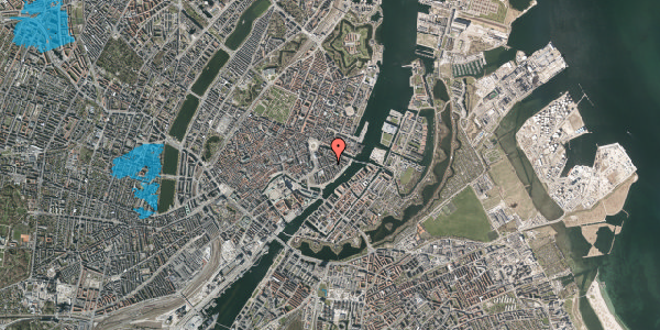 Oversvømmelsesrisiko fra vandløb på Holbergsgade 11, 2. tv, 1057 København K