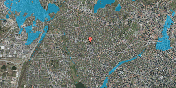 Oversvømmelsesrisiko fra vandløb på Holsteinborgvej 23, 2. tv, 2720 Vanløse