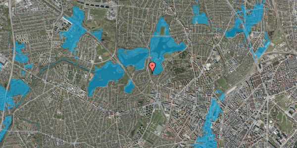 Oversvømmelsesrisiko fra vandløb på Horsebakken 31, 2400 København NV