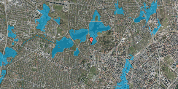 Oversvømmelsesrisiko fra vandløb på Horsebakken 40, 2400 København NV