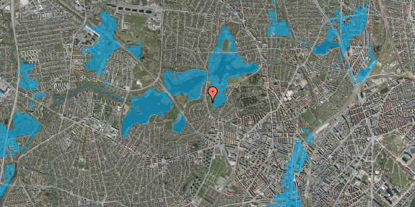Oversvømmelsesrisiko fra vandløb på Horsebakken 46, 2400 København NV
