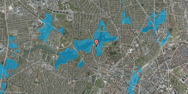 Oversvømmelsesrisiko fra vandløb på Horsebakken 78, 2400 København NV