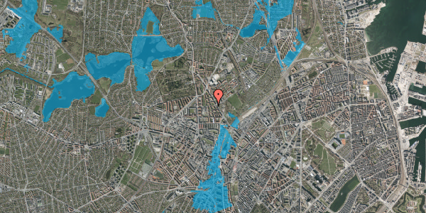 Oversvømmelsesrisiko fra vandløb på Hovmestervej 5, st. th, 2400 København NV