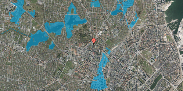 Oversvømmelsesrisiko fra vandløb på Hovmestervej 31, st. tv, 2400 København NV