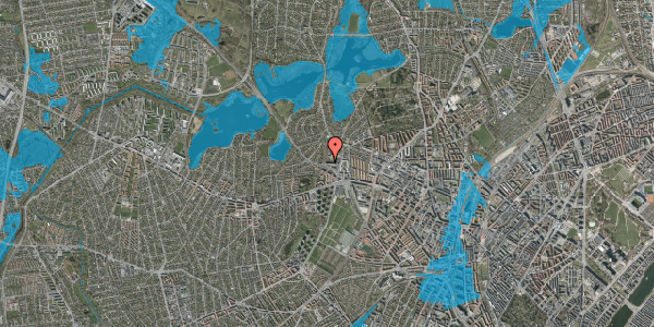 Oversvømmelsesrisiko fra vandløb på Hyrdevangen 48, 2. tv, 2400 København NV