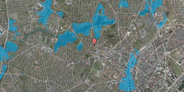 Oversvømmelsesrisiko fra vandløb på Hyrdevangen 49, 2400 København NV