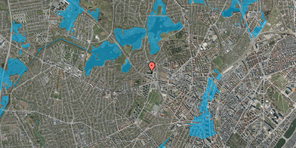 Oversvømmelsesrisiko fra vandløb på Hyrdevangen 52, 6. tv, 2400 København NV