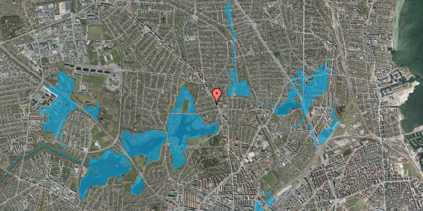 Oversvømmelsesrisiko fra vandløb på Højmosevej 8, 1. , 2400 København NV
