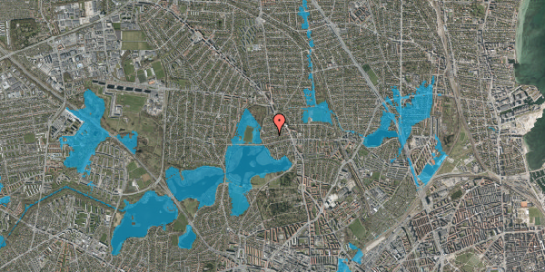 Oversvømmelsesrisiko fra vandløb på Højmosevej 24, 2400 København NV