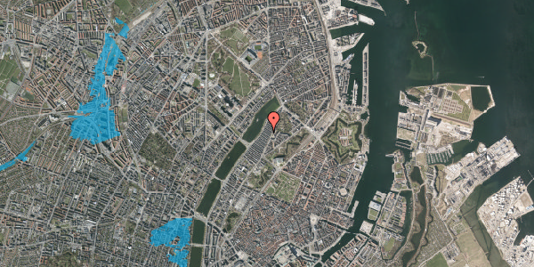 Oversvømmelsesrisiko fra vandløb på Høyensgade 15, 2100 København Ø