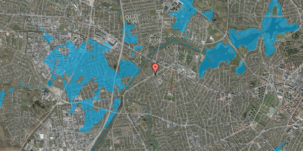 Oversvømmelsesrisiko fra vandløb på Islevhusvej 32, 1. th, 2700 Brønshøj