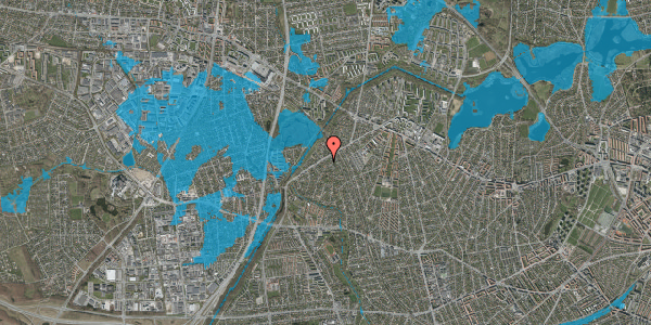 Oversvømmelsesrisiko fra vandløb på Islevhusvej 63A, 2700 Brønshøj