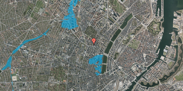 Oversvømmelsesrisiko fra vandløb på Jægergade 15, 4. th, 2200 København N