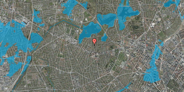 Oversvømmelsesrisiko fra vandløb på Klintevej 12, 2700 Brønshøj