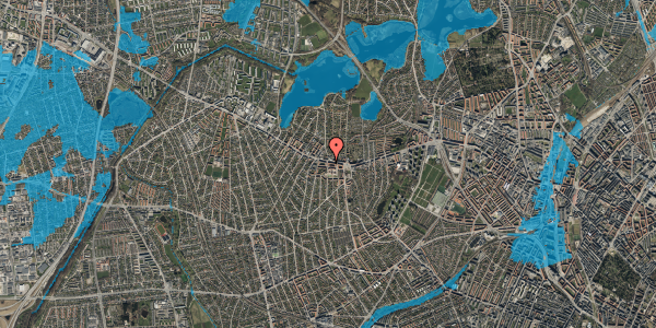 Oversvømmelsesrisiko fra vandløb på Klintholmvej 1, 2. tv, 2700 Brønshøj