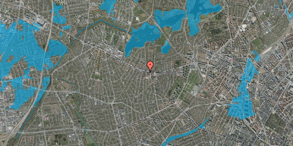 Oversvømmelsesrisiko fra vandløb på Klintholmvej 1, 3. tv, 2700 Brønshøj