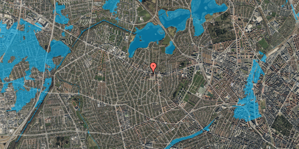 Oversvømmelsesrisiko fra vandløb på Klintholmvej 4, 3. th, 2700 Brønshøj