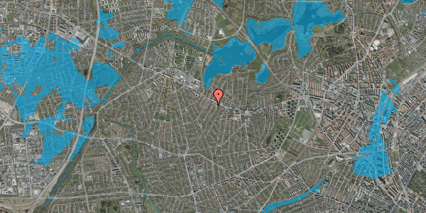 Oversvømmelsesrisiko fra vandløb på Knabstrupvej 11, 2700 Brønshøj