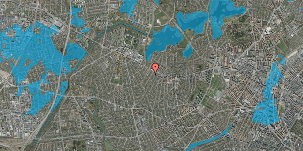 Oversvømmelsesrisiko fra vandløb på Knabstrupvej 19, 2700 Brønshøj