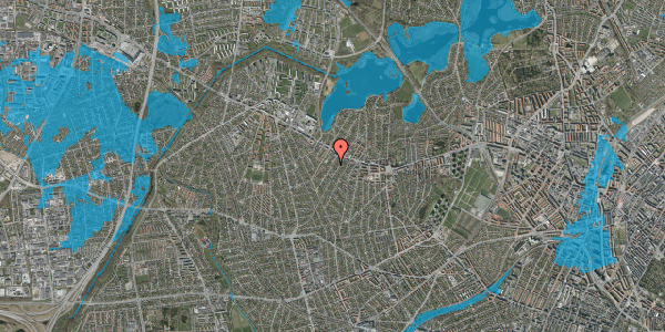 Oversvømmelsesrisiko fra vandløb på Knabstrupvej 27, 2700 Brønshøj