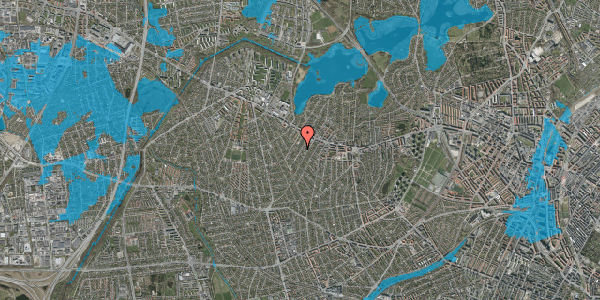 Oversvømmelsesrisiko fra vandløb på Knabstrupvej 38, 2700 Brønshøj