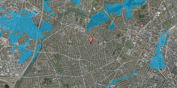 Oversvømmelsesrisiko fra vandløb på Knabstrupvej 45B, 2700 Brønshøj