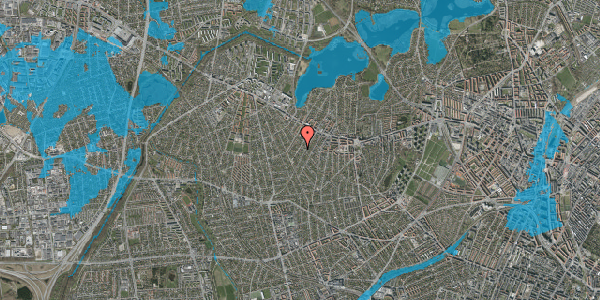 Oversvømmelsesrisiko fra vandløb på Knabstrupvej 47, 2700 Brønshøj