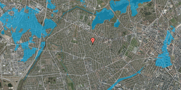 Oversvømmelsesrisiko fra vandløb på Knabstrupvej 62, 2700 Brønshøj