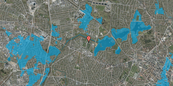 Oversvømmelsesrisiko fra vandløb på Kobbelvænget 24, st. tv, 2700 Brønshøj