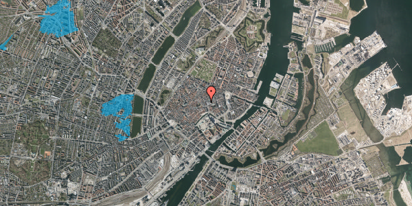 Oversvømmelsesrisiko fra vandløb på Købmagergade 7, 2. , 1150 København K