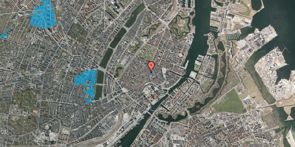 Oversvømmelsesrisiko fra vandløb på Købmagergade 19, 2. , 1150 København K