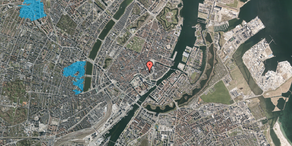Oversvømmelsesrisiko fra vandløb på Laksegade 20D, 1. mf, 1063 København K