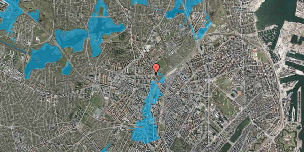 Oversvømmelsesrisiko fra vandløb på Lygten 65, 1. tv, 2400 København NV