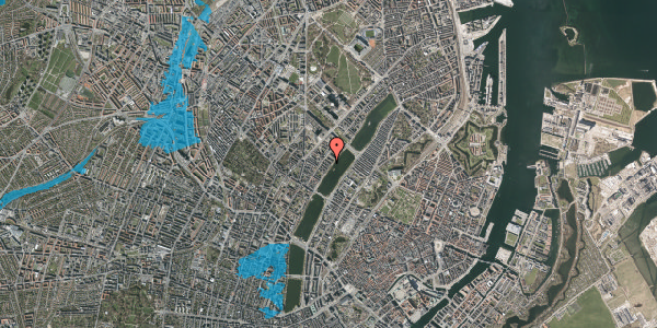 Oversvømmelsesrisiko fra vandløb på Læssøesgade 1A, st. tv, 2200 København N