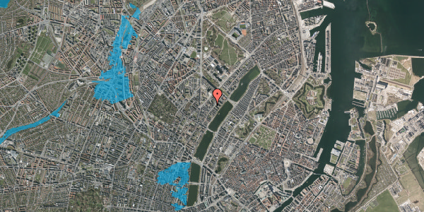 Oversvømmelsesrisiko fra vandløb på Læssøesgade 12, 4. tv, 2200 København N
