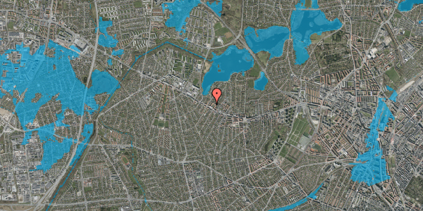 Oversvømmelsesrisiko fra vandløb på Løvetandsvej 13, 4. tv, 2700 Brønshøj