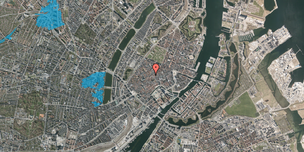 Oversvømmelsesrisiko fra vandløb på Løvstræde 14, kl. , 1152 København K