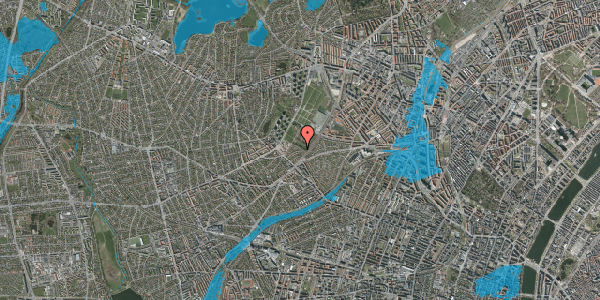 Oversvømmelsesrisiko fra vandløb på Markvej 5, 2400 København NV