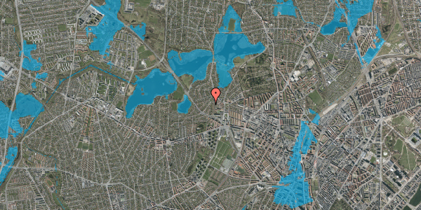 Oversvømmelsesrisiko fra vandløb på Mellemvangen 3, 2700 Brønshøj