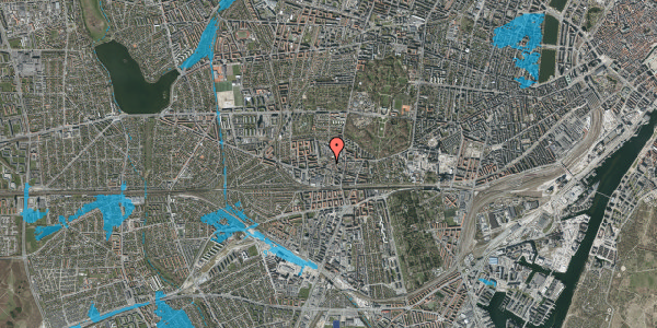 Oversvømmelsesrisiko fra vandløb på Mosedalvej 2, st. , 2500 Valby