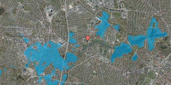 Oversvømmelsesrisiko fra vandløb på Muldager 30, 1. tv, 2700 Brønshøj