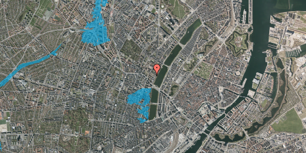 Oversvømmelsesrisiko fra vandløb på Murergade 9A, 1. tv, 2200 København N
