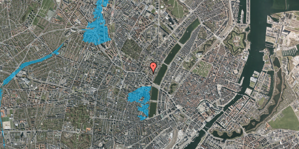 Oversvømmelsesrisiko fra vandløb på Murergade 18, 2. mf, 2200 København N