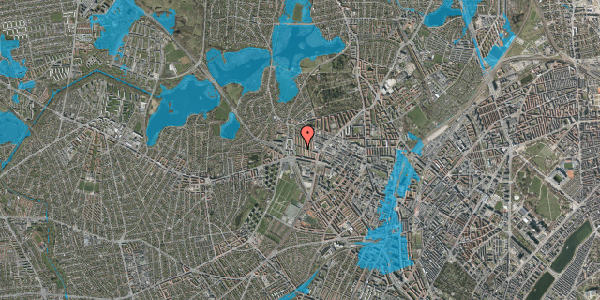 Oversvømmelsesrisiko fra vandløb på Møntmestervej 6C, 3. th, 2400 København NV