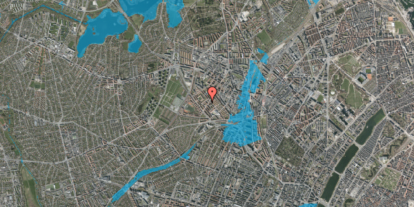 Oversvømmelsesrisiko fra vandløb på Mågevej 31, kl. , 2400 København NV