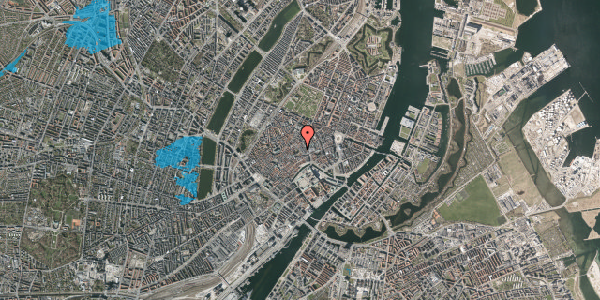 Oversvømmelsesrisiko fra vandløb på Niels Hemmingsens Gade 10, 2. 5, 1153 København K