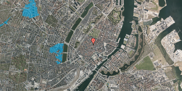 Oversvømmelsesrisiko fra vandløb på Niels Hemmingsens Gade 32, 4. th, 1153 København K