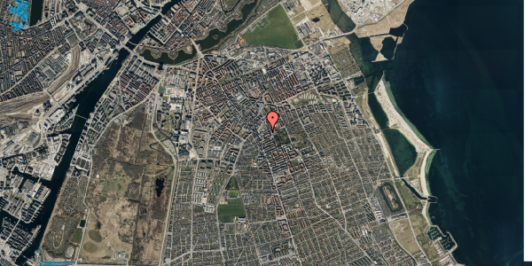Oversvømmelsesrisiko fra vandløb på Nordre Røse Vej 5, 2. tv, 2300 København S